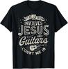 Jesus and Guitars Inspired Christian Music T-Shirt for Guitarists