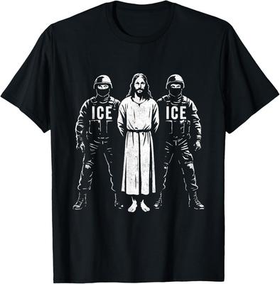 Avskaff ICE Anti-deporterings Jesus ICE T-skjorte