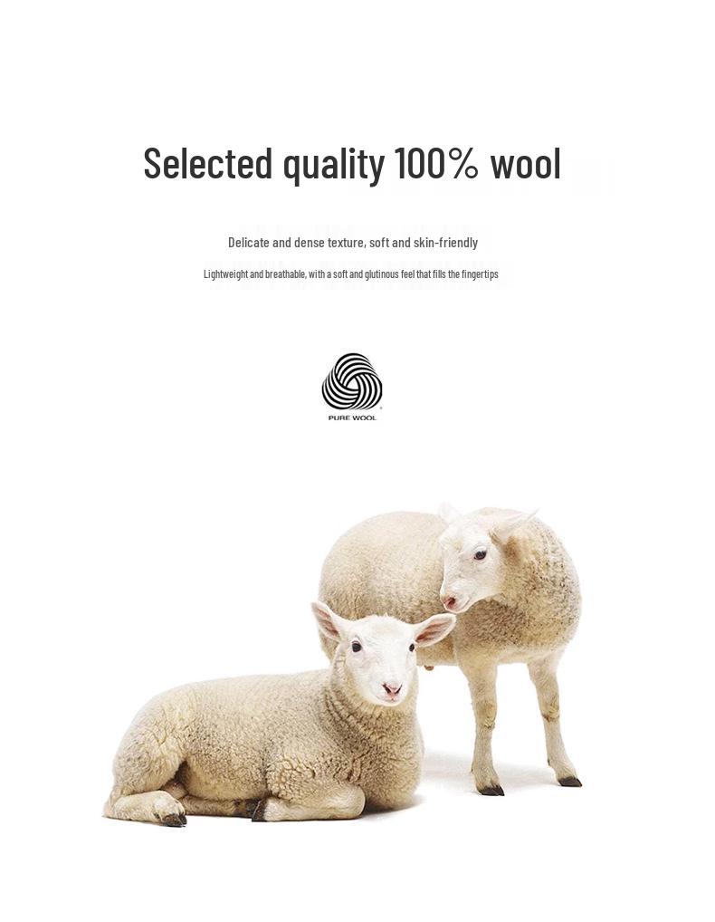 Yangzi Yarn Women's 100% Combed Wool Knit Vest T-Shirt - Short Sleeve, Round Neck, Summer Layer Top