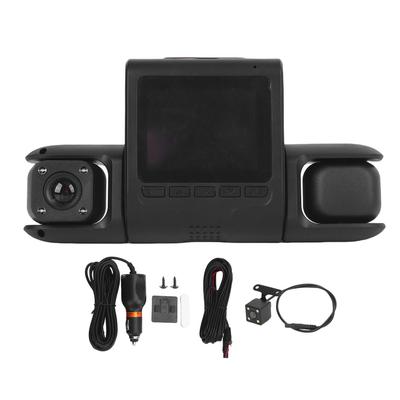 HD 1080P 4 Way Lens Car DVR Dash Cam Video Recorder Front and Rear Inside with 24 Hour Parking Mode