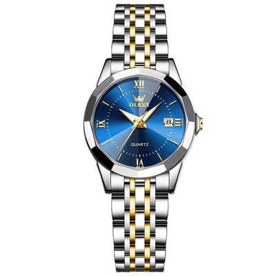 Women's Watch Japanese Quartz Stainless Steel Band Classic Dial Luminous Waterproof Business Ladies Watch Popular Stylish Cute Gift