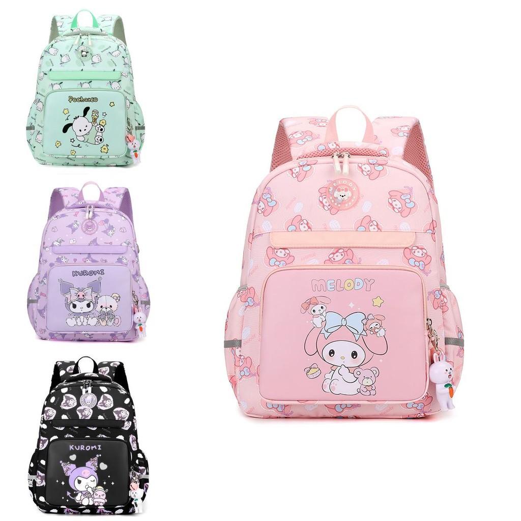 Adorable Cartoon Kuromi Backpack For Elementary School Kids Spacious Lightweight Design