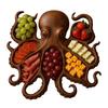Yousheng Plastic Serving Tray Ocean Themed Cheese Bread Board Fruits Nuts Wood Display Board Beachfront Dinner Party Platter