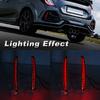 For Honda Civic Type-R Sl Hatchback 2016 2017 2018 2019 2020 LED Rear Bumper Reflector Lights Brake Dynamic Turn Signal Lamps