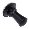 Coffee Tamper Spring Loaded Constant Pressure Stainless Steel Coffee Ground Press Tool Black Flat Bottom 58mm