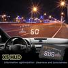 X5 Head-Up Gauge Convenient Multiple Functions ABS Digital LED OBD2 Head-Up Display for Car
