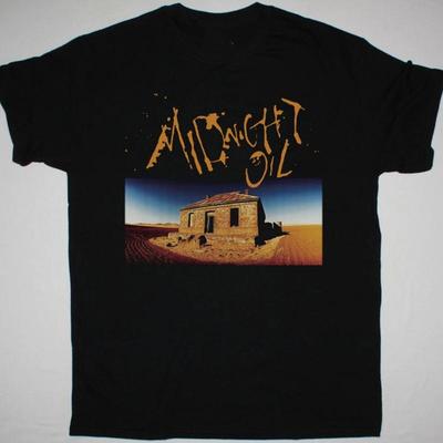 Půlnoční olejová kapela Album Tričko Černé Bavlna Všechny velikosti S až 4XL 1U464