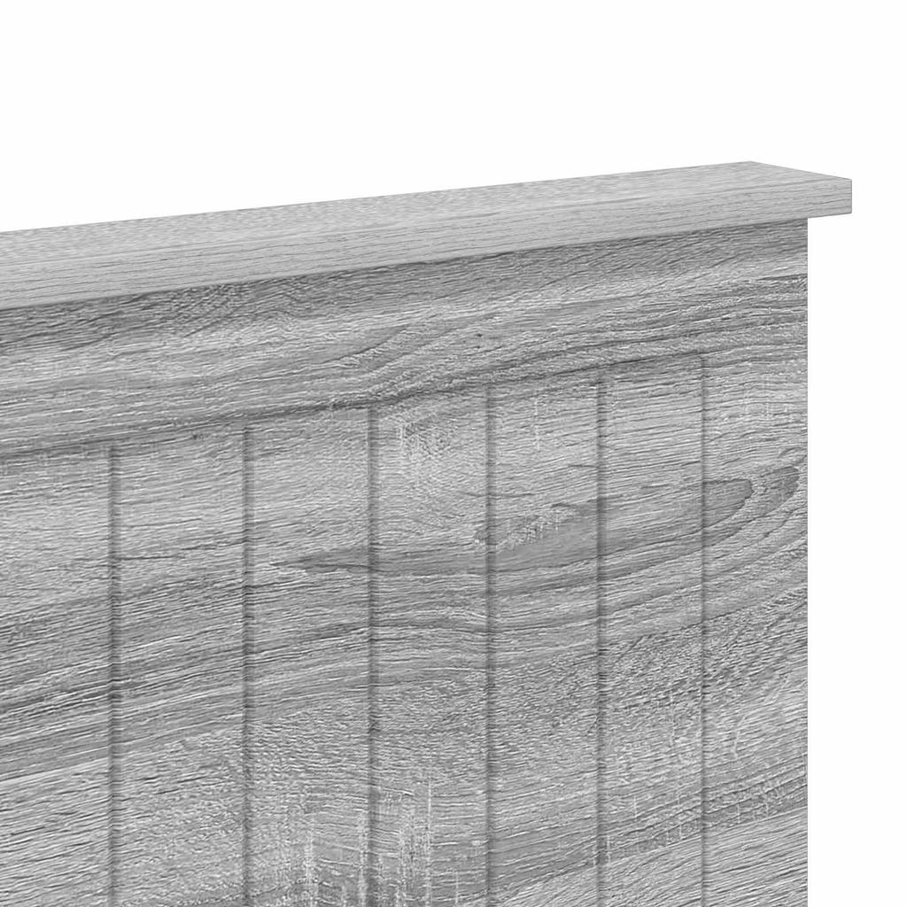Headboard in Grey Sonoma 135 cm Particleboard