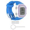 Replacement Silicone Unisex Watch Band Wrist Strap for  Forerunner 10/15