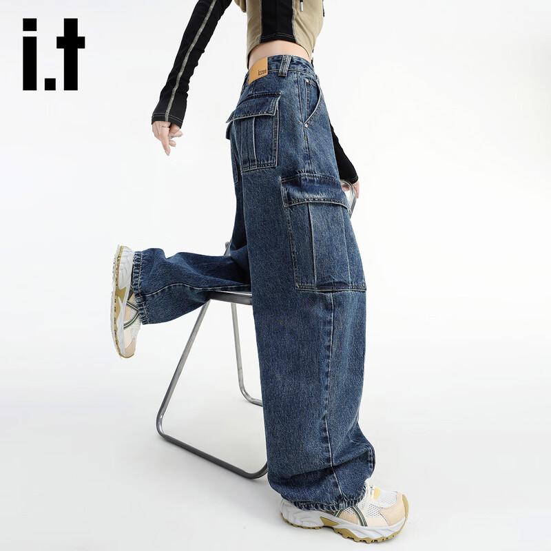 

Izzue It High-Waist Loose Fit Jeans M