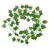 2.2M Ivy Green Fake Leaves Garland Plant Vine Foliage Home Decor Plastic Rattan String Wall Decoration Artificial Plants