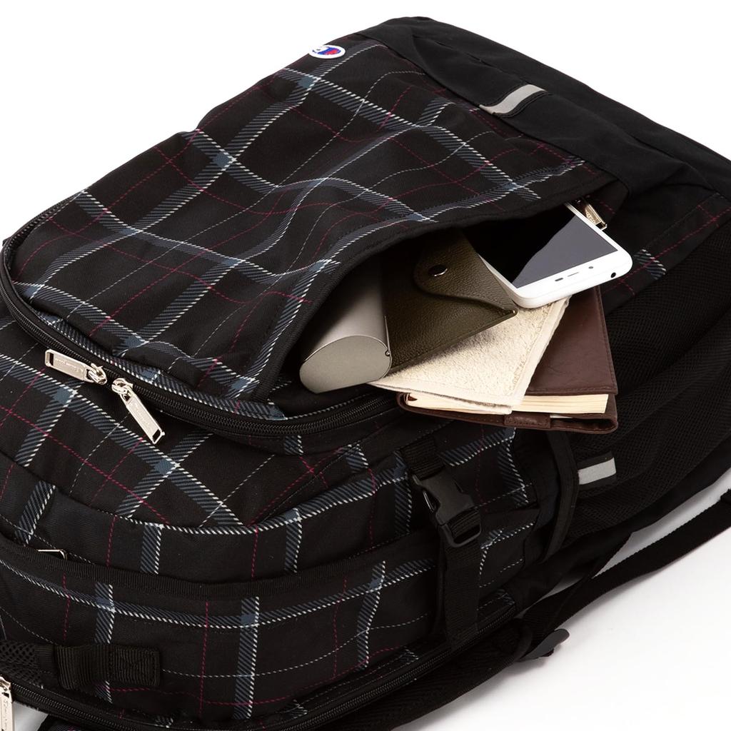 Checkmate Inch PC 2 School School H50 X W32 X D20cm [Champion] Backpack, 15.6 Storage, 32L, Compartments, Backpack, Bag, No. 68272, Women's, Navy,