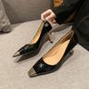 Fashion 2025 Spring New Brand Women Pumps Shoes Fashion Ladies Elegant Outdoor Dress Single Shoes Thin High Heel Party Pumps