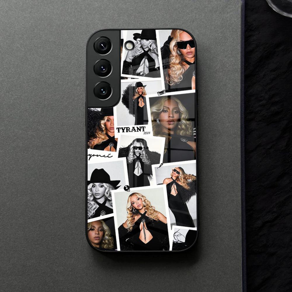 Album Bey Beyonce Phone Case Glass For Samsung Galaxy S21 S26 S25 S22 S20 S24 S23 Ultra Fe Plus A16 A34 A54 A24 Coque