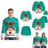 Womens Ugly Mens Christmas Sweater Funny Dog Xmas Sweatshirt Pullover Tops