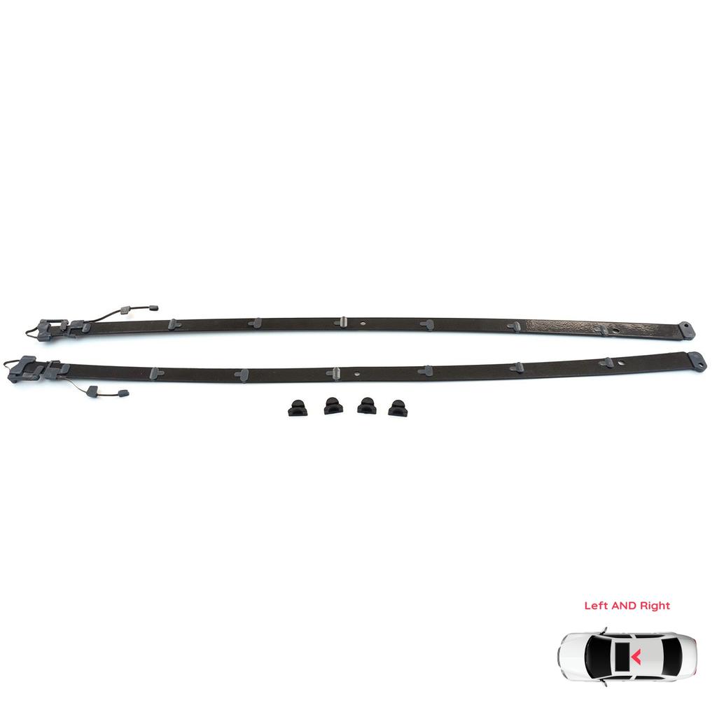 BSR593 Panoramic Sliding Roof Sunroof Rail Frame Glass Slider Guide Repair Set Length 57 Cm for Mercedes C-Class W205 2014-2021
