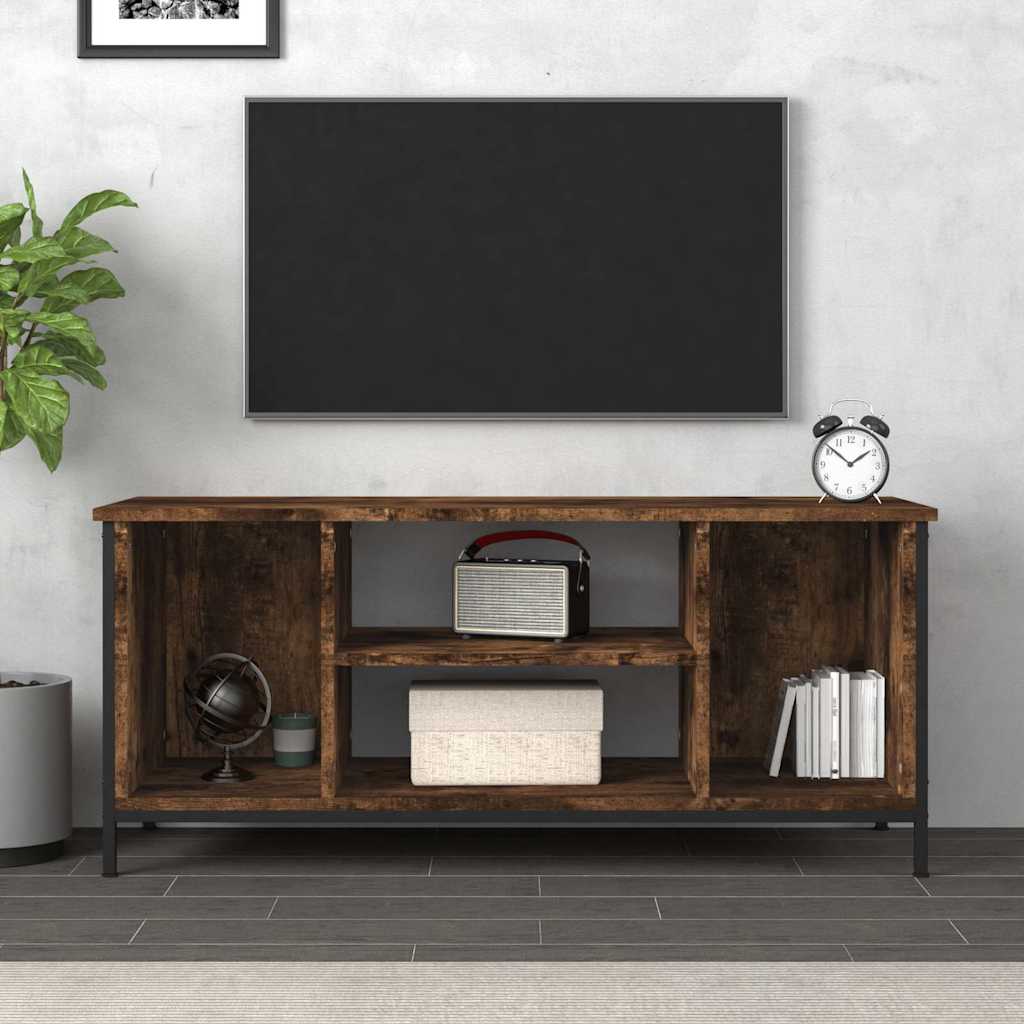 TV Cabinet Smoked Oak 102 x 35 x 45 cm Engineered Wood