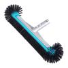 Pool Cleaning Brush Corner Cleaning Scrubber Head with Handle Wide Brush Head with Semi-spherical Bristles for Pool Wall Tile