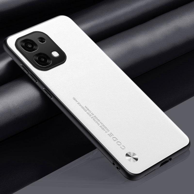 Luxury PU Leather Case For OPPO F31 A6 Pro 5G Back Cover Matte Silicone Shockproof Full Protection Phone Case For OPPO A6 Pro 4G