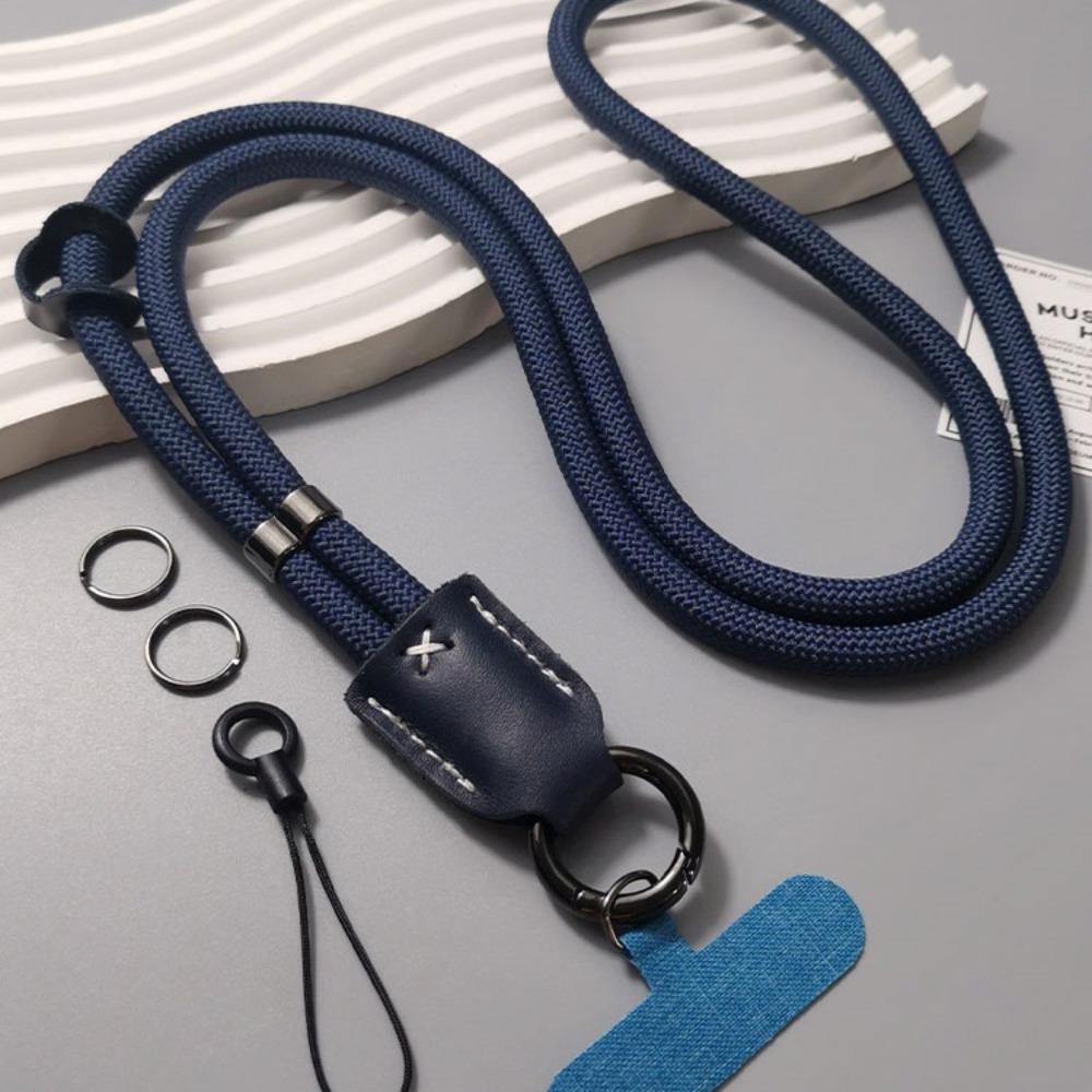 

Neck Hanging Crossbody Phone Strap Adjustable Mobile Phone Chain Mobile Phone Lanyard Men Women синий