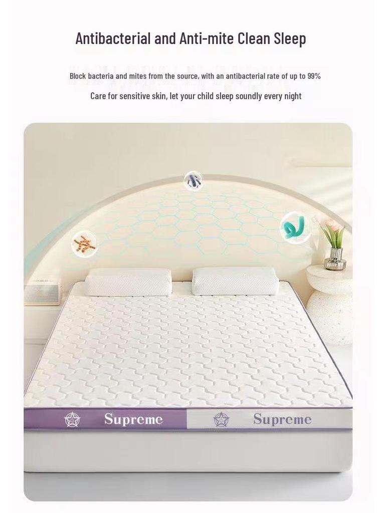 Latex Memory Foam Matratze Weiche Auflage für Studentenwohnheime - Faltbar, Einzelgröße