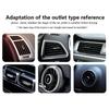 10 stuks 20cm Auto Airconditioner Uitlaat Decoratieve U-vormige Sierlijst Trim Decor Strips Auto Styling Autodeur Rand Hoekbeschermer