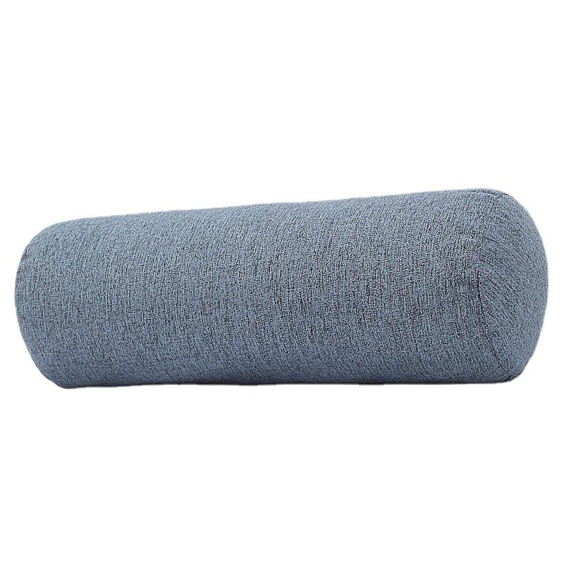 Long Pillow for Beds Cylinder Support Waist Leg Cushion Simple Solid Color Sun Lounger Backrest Pad Home Office Decor
