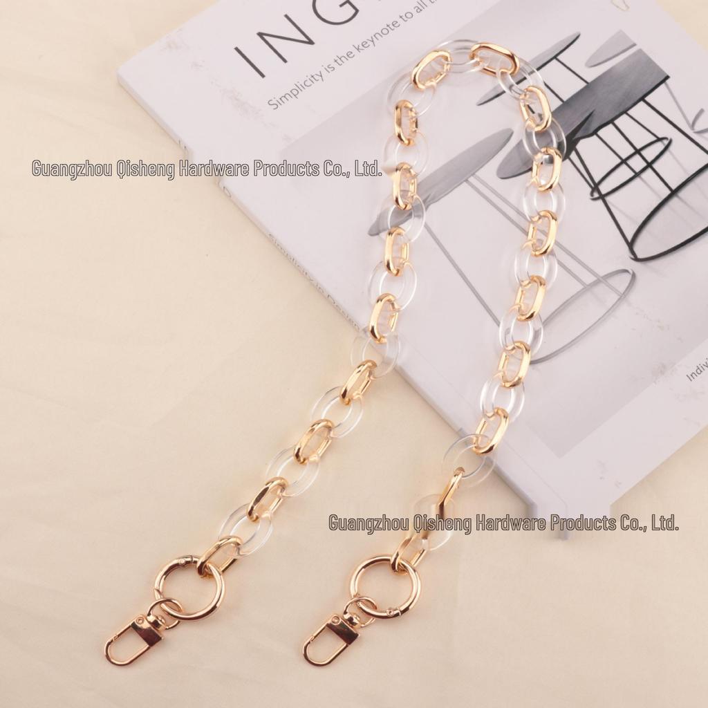 Multifunctional Acrylic Chain: Bag Strap, Glasses Holder, Phone Case Chain, DIY Beaded Accessory