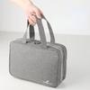 Trousse de toilette de voyage pliable et étanche, séparation sèche et humide, sac de rangement pour cosmétiques, sac à cosmétiques de grande capacité
