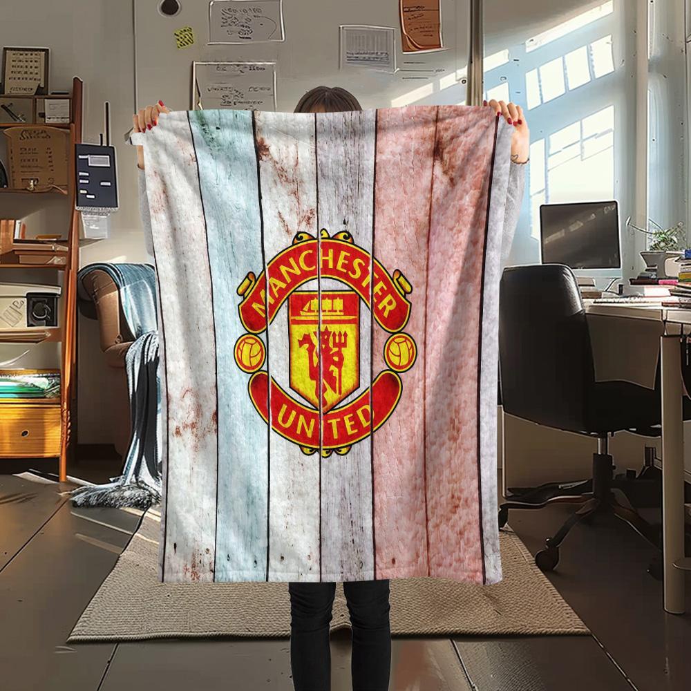 Man United2 Flannel Blanket, High quality Comfortable for All Seasons, Home Decor, Warmth and Comfort