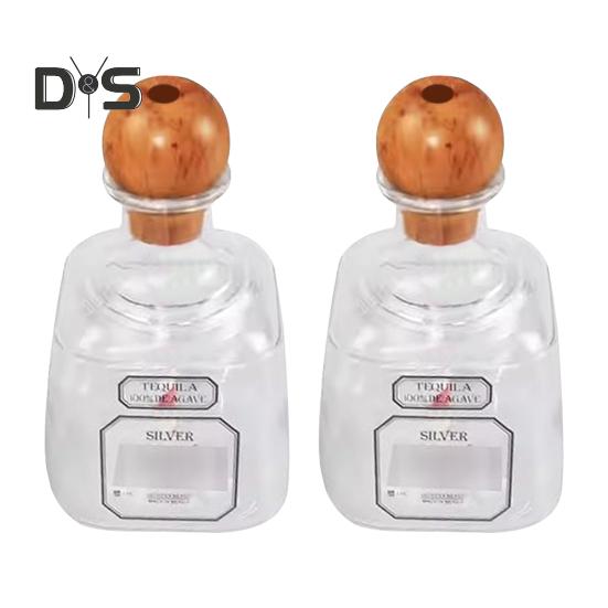 

375 мл мини-бутылки для текилы многоразовые коктейльные стаканчики с отверстием для соломинки многоразовые бутылки для спиртных напитков стаканчики для коктейлей кемпинг пикники 2pcs