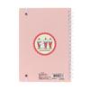 Sanrio HANAMARU OBAKE B6 Ring Notebook ( Pastel Sweets Pop Pink ) Japan NEW