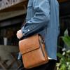 WEIXIER Men's Large Capacity Crossbody Bag, Minimalist Shoulder Messenger, Water-Resistant