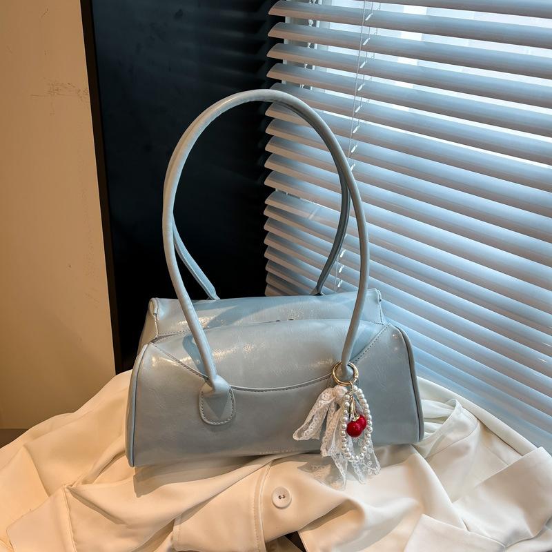 Trendy Portable Small Square Bag Women's Bag 2025 Summer New Light Luxury Shoulder Bag Commuter Armpit Bag