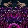 Tarots Card Tablecloth Altars Cloth Mysterious Moon Astrologys Tablecloth Table Mat Square Divinations Tapestry