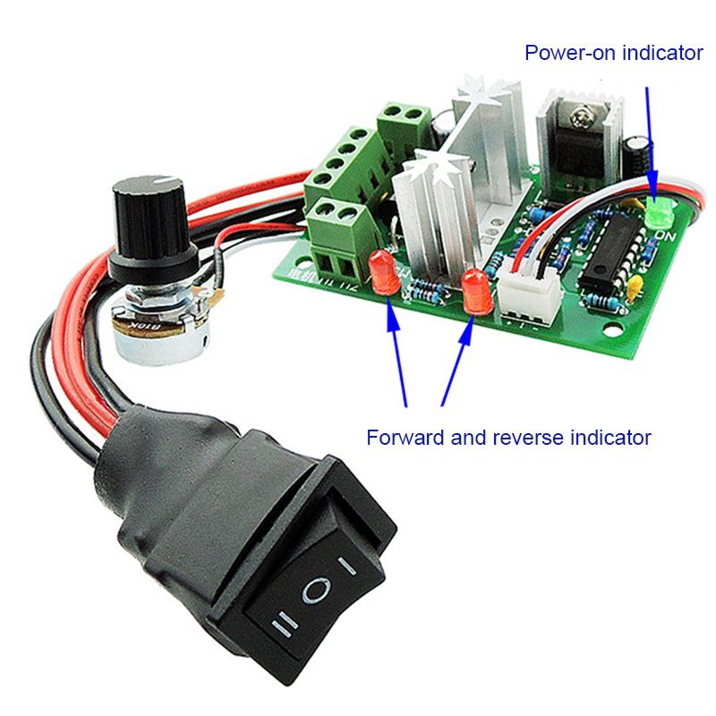 CCM6N PWM DC Motor Speed Controller 6V 12V 24V 30V DC Forward and ...
