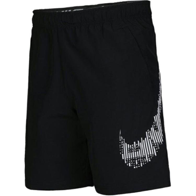 Nike Logo Print Woven Training Quick-Dry Shorts Men Bottoms Black DD1626-010