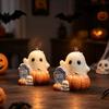 Flexible Silicone Candle Mould Set for Halloweens Pumpkin Specters Decorations and Crafting Projects