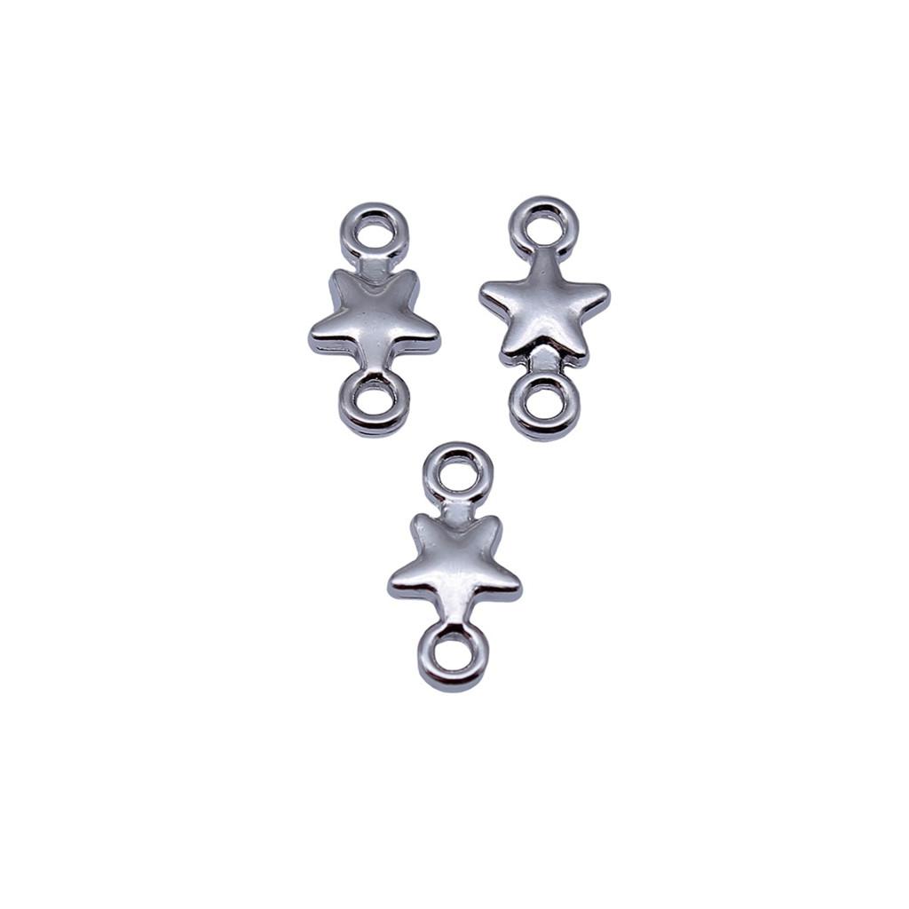 Double Star Connectors Moon For Celestial Themed Bulk Jewelry Findings