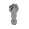 Six Blade Chamfer Tool Hex Shank Countersink Drill Woodworking Quick Guide Deburring Cutter Durable Precision