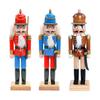 Nutcracker Ornaments Christmas Ornaments Classic Style Cartoon Decorative Nutcracker Crafts Desktop Decor for Shelves Desktop
