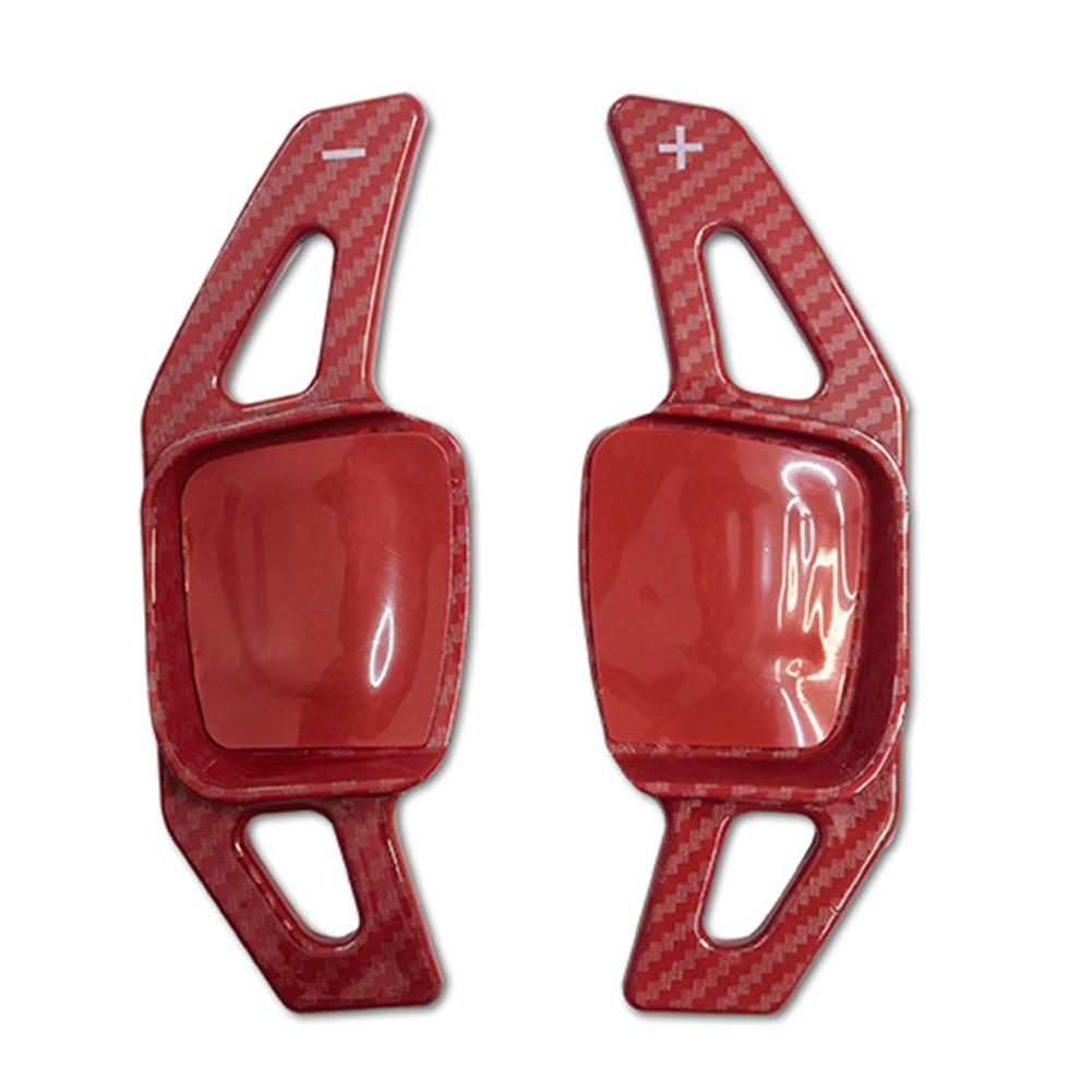 

2 шт. автомобильный руль лепестки ABS рычаг переключения передач лепестки переключения передач удлинители аксессуары для Volkswagen VW Golf 8 Tiguan PASSAT Touareg Tharu Carbon Fiber Red