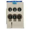 Brass Conductor Terminal Block Distribution Box Blue Junction Box  Power Distribution Cabinets