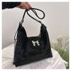 2024 New Korean Style Large Capacity Urban Minimalist Pu Tote Shoulder Bag