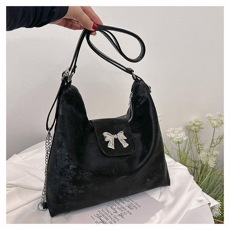 2024 New Korean Style Large Capacity Urban Minimalist Pu Tote Shoulder Bag