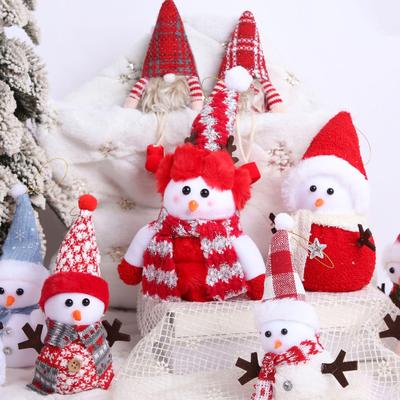 DIY Christmas Snowman Doll Decoration Ornament for Atmosphere and Scene Arrangement