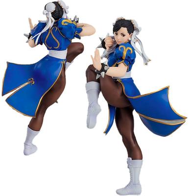 Figura de Anime Street Fighter Chun Li traje de batalla colección de figuras de acción modelo muñeca Juguetes