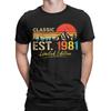 Classic Est 1981 Limited Edition Tshirt Unisex Unisex 45th Birthday Novelty Cotton Tees Crew Neck T Shirt Plus Size Clothing