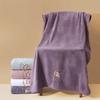 Coral Fleece Embroidered Towel Bath Towel Quick-Drying Absorbent Household Adult Face Towel Bath Large Bath Towel Set