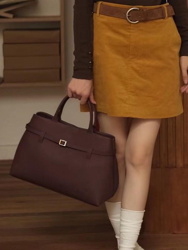 Retro semišová crossbody taška tote a aktovka cez rameno s veľkou kapacitou
